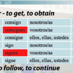Spanish Verb Seguir Conjugation
