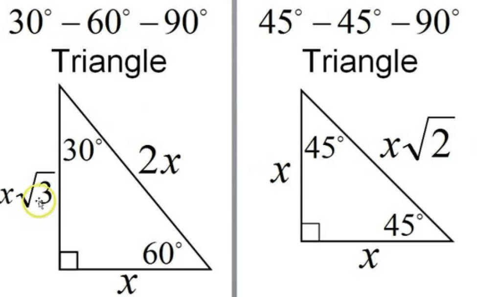 How To Work With 30 60 90 degree Triangles Education Is Around