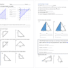 Lesson on Special Right Triangles Worksheet