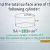 How to Find the Surface Area of a Cylinder